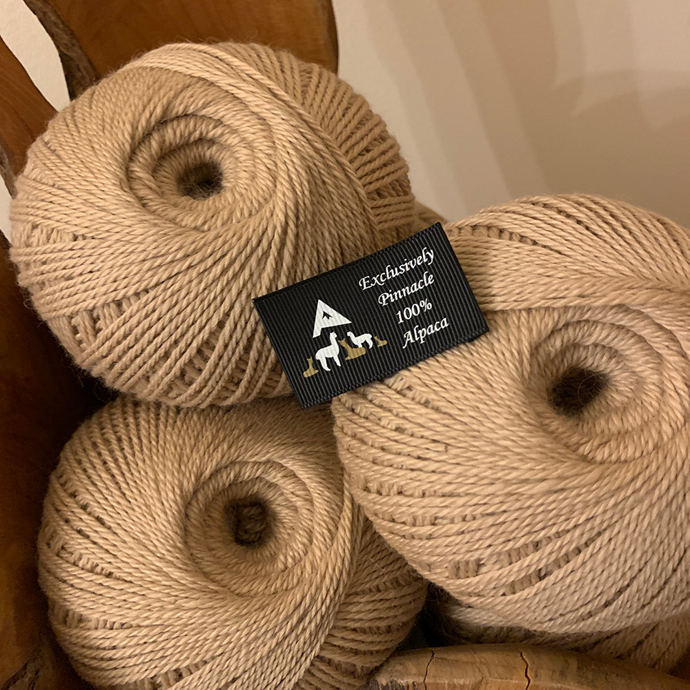 100% Alpaca Yarn Wool Set Of 3 Skeins DK Weight - Heavenly Soft And Perfect For Knitting And Crocheting (Ivory, DK
